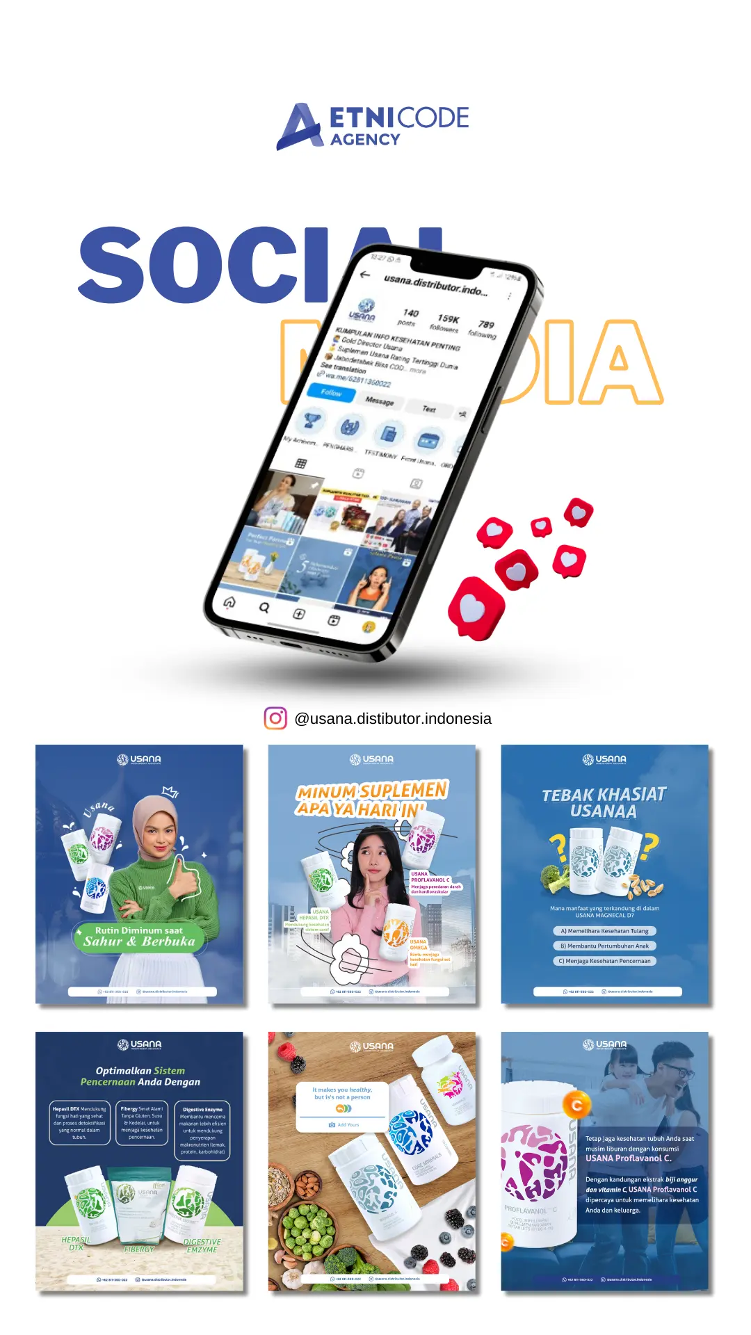 Etnicode Agency story portofolio - usana